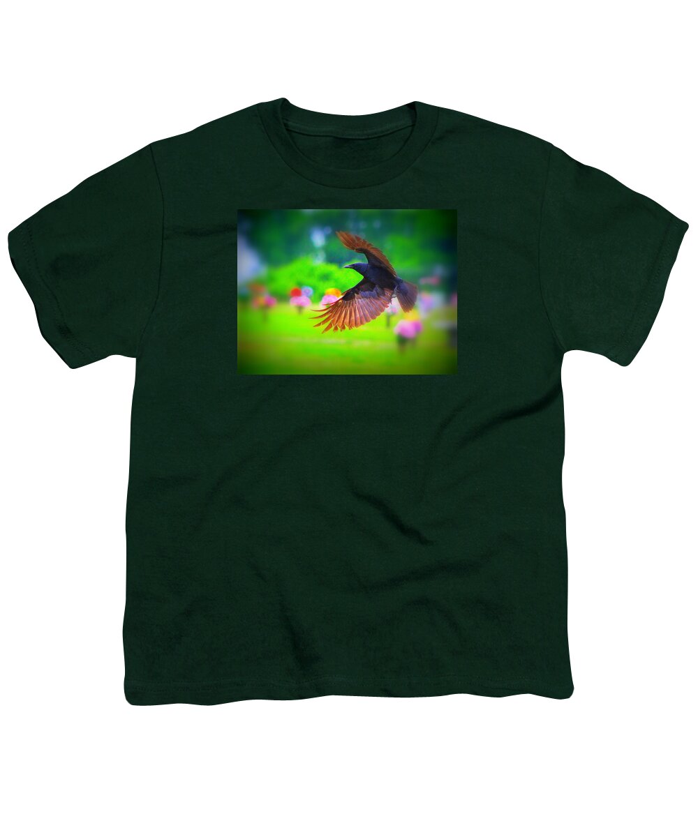 Crow Youth T-Shirt featuring the photograph Animal 4 by Albert Fadel