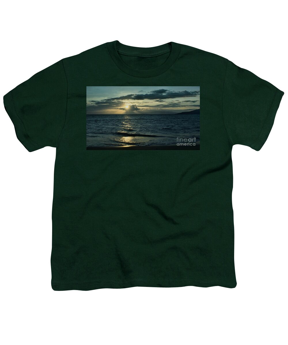 Sunset Youth T-Shirt featuring the photograph Before Sunset by Peggy Hughes