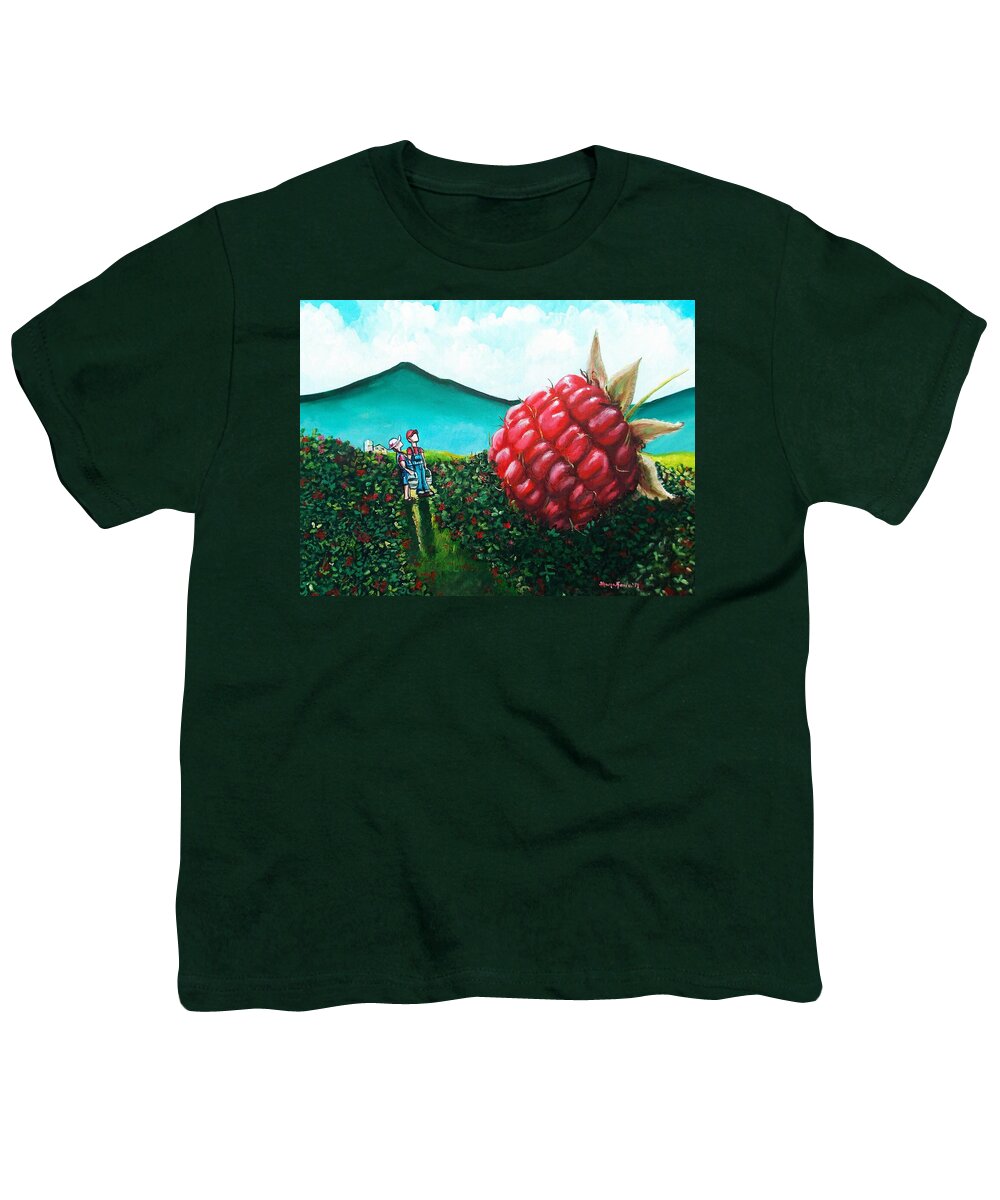 Berry Youth T-Shirt featuring the painting Berried Alive by Shana Rowe Jackson