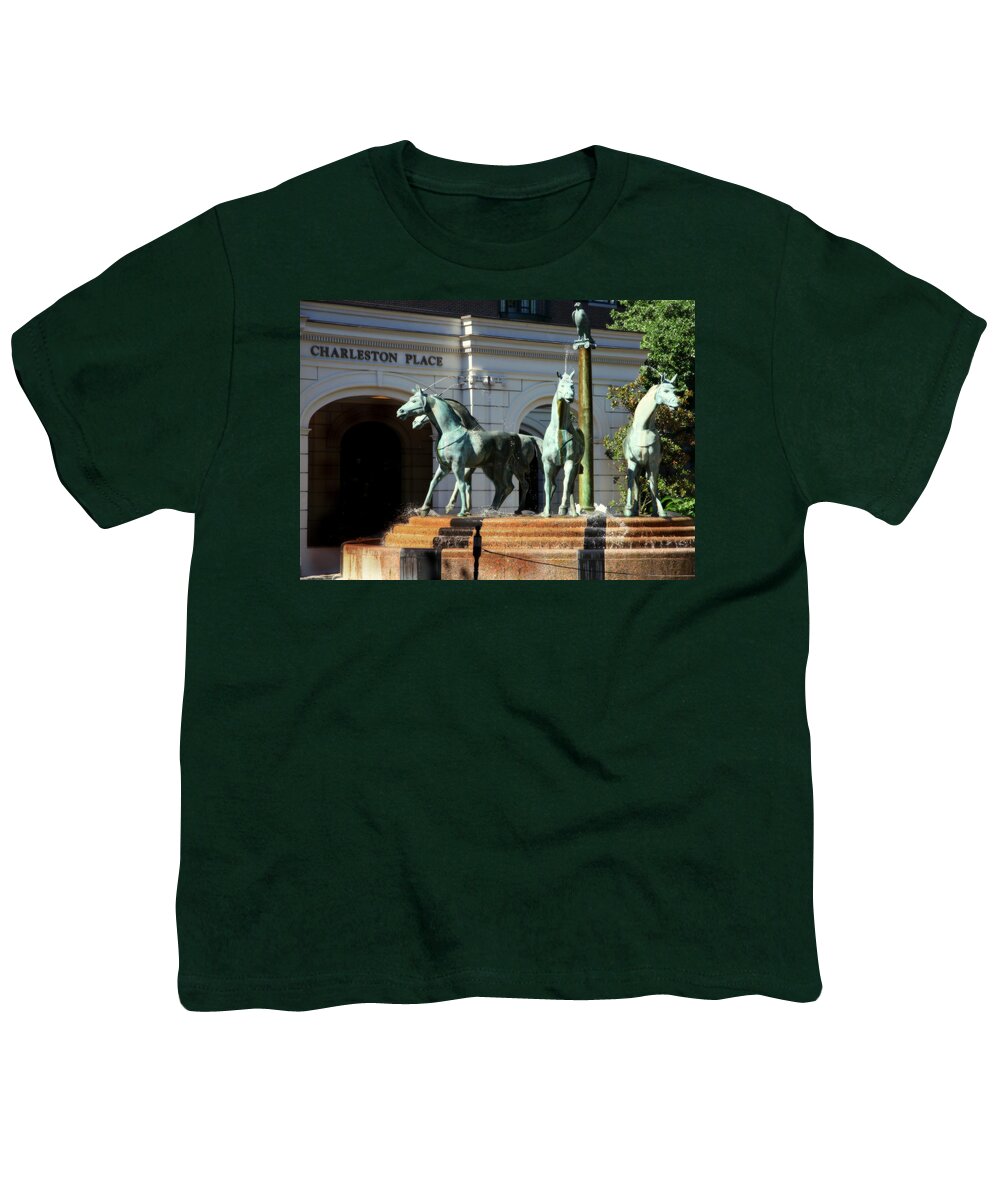 Charleston Youth T-Shirt featuring the photograph Charleston Place by Karen Wiles