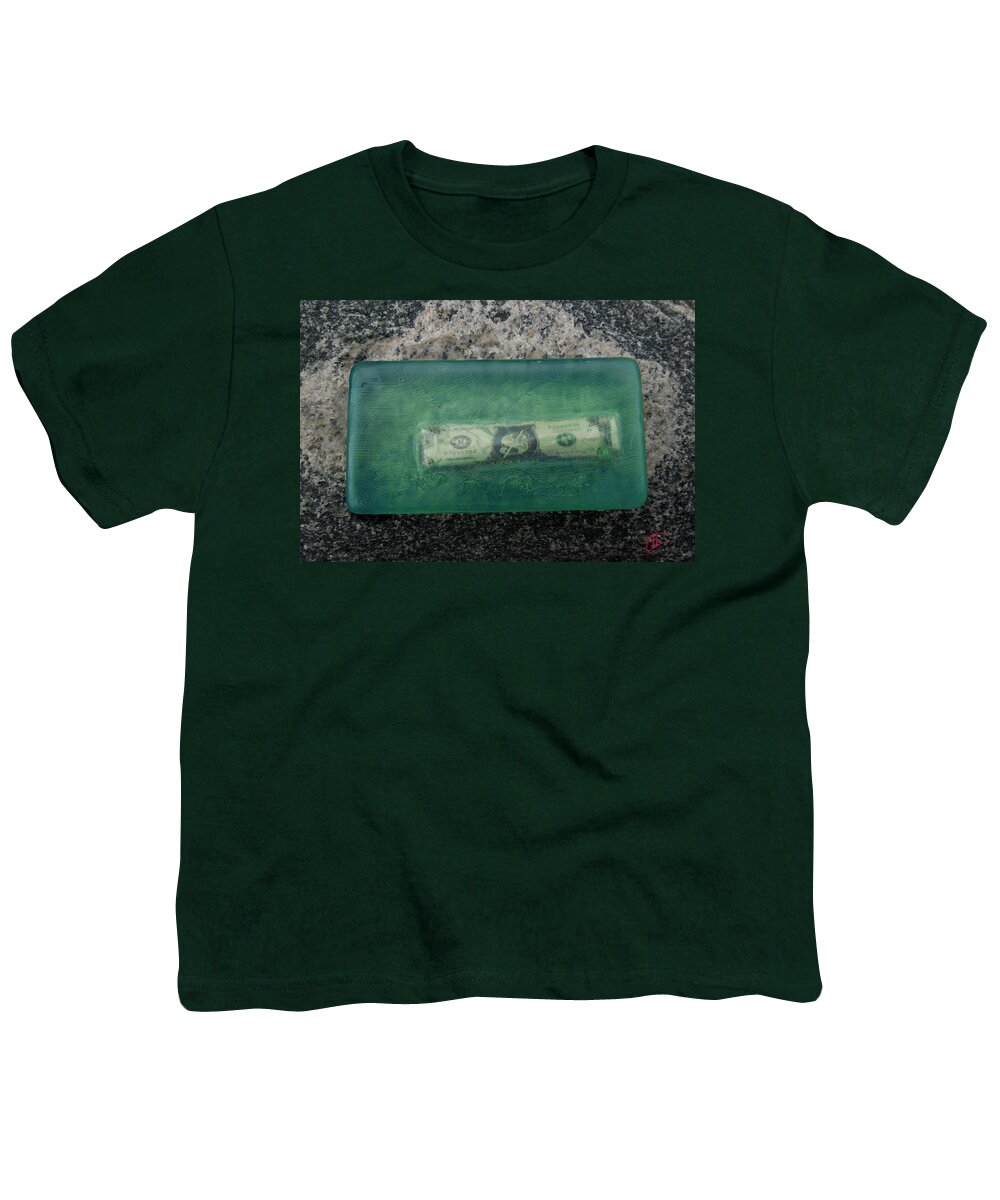 Colette Youth T-Shirt featuring the photograph Dollar Note Soap Travel Destination by Colette V Hera Guggenheim