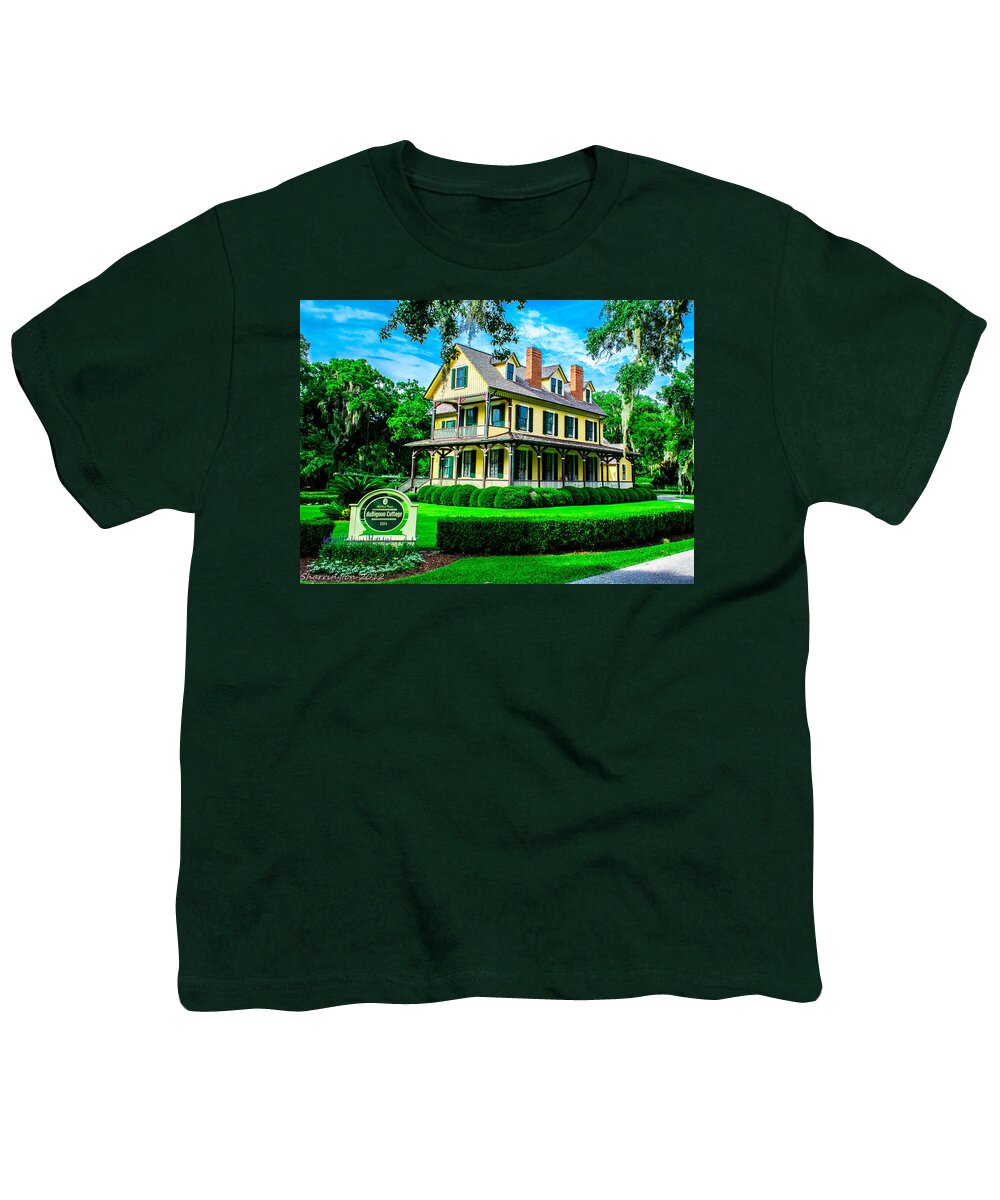 Museum Youth T-Shirt featuring the photograph duBignon Cottage by Shannon Harrington