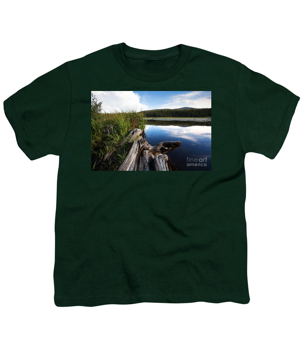 Red Rock Lake Photograph Youth T-Shirt featuring the photograph Evening at Red Rock Lake by Jim Garrison
