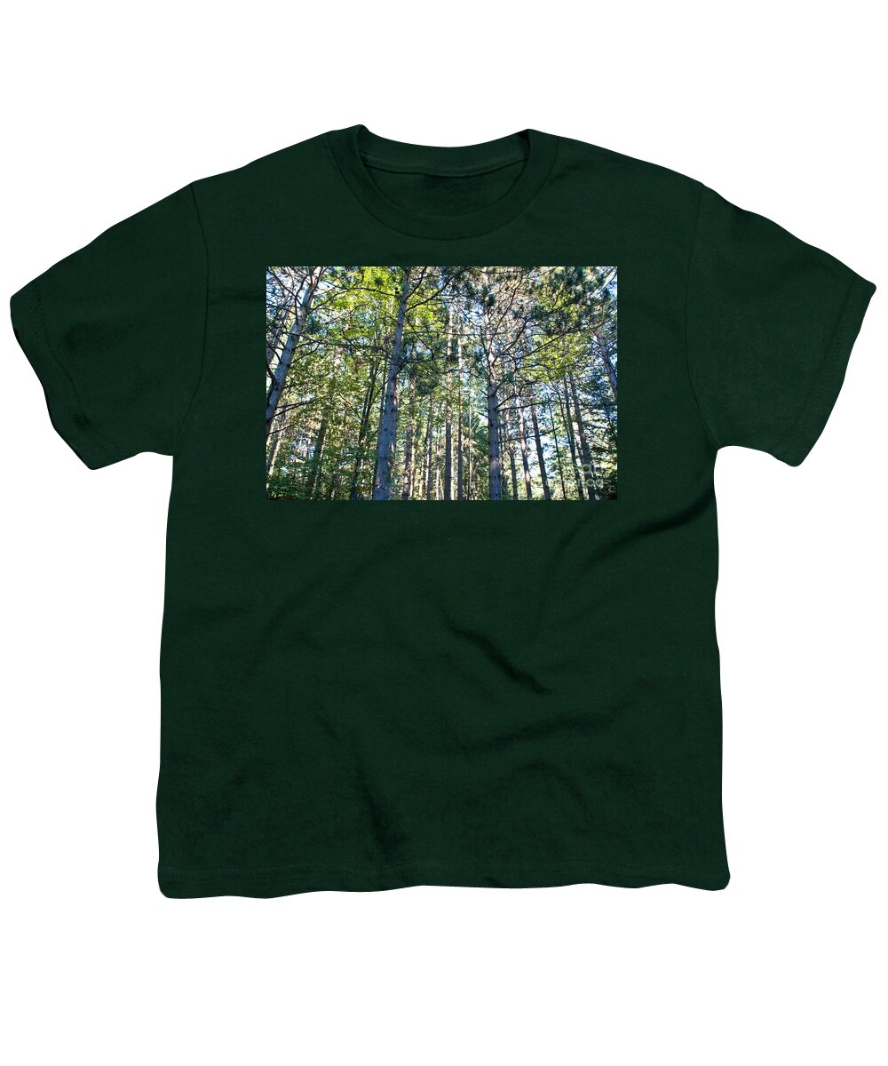  Youth T-Shirt featuring the photograph In the Woods by Cheryl Baxter