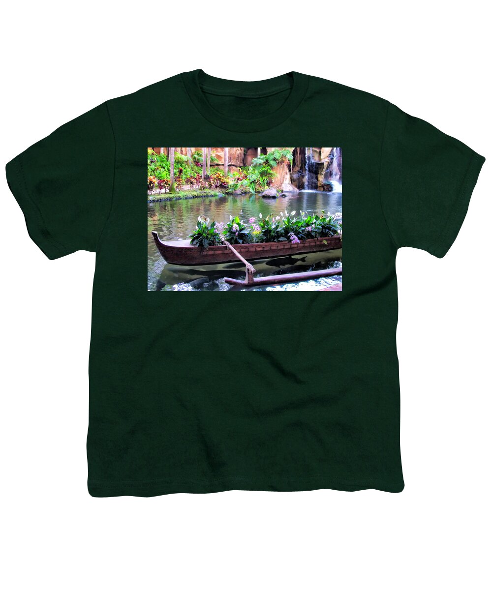 Hawaii Youth T-Shirt featuring the photograph Kaanapali 12 by Dawn Eshelman
