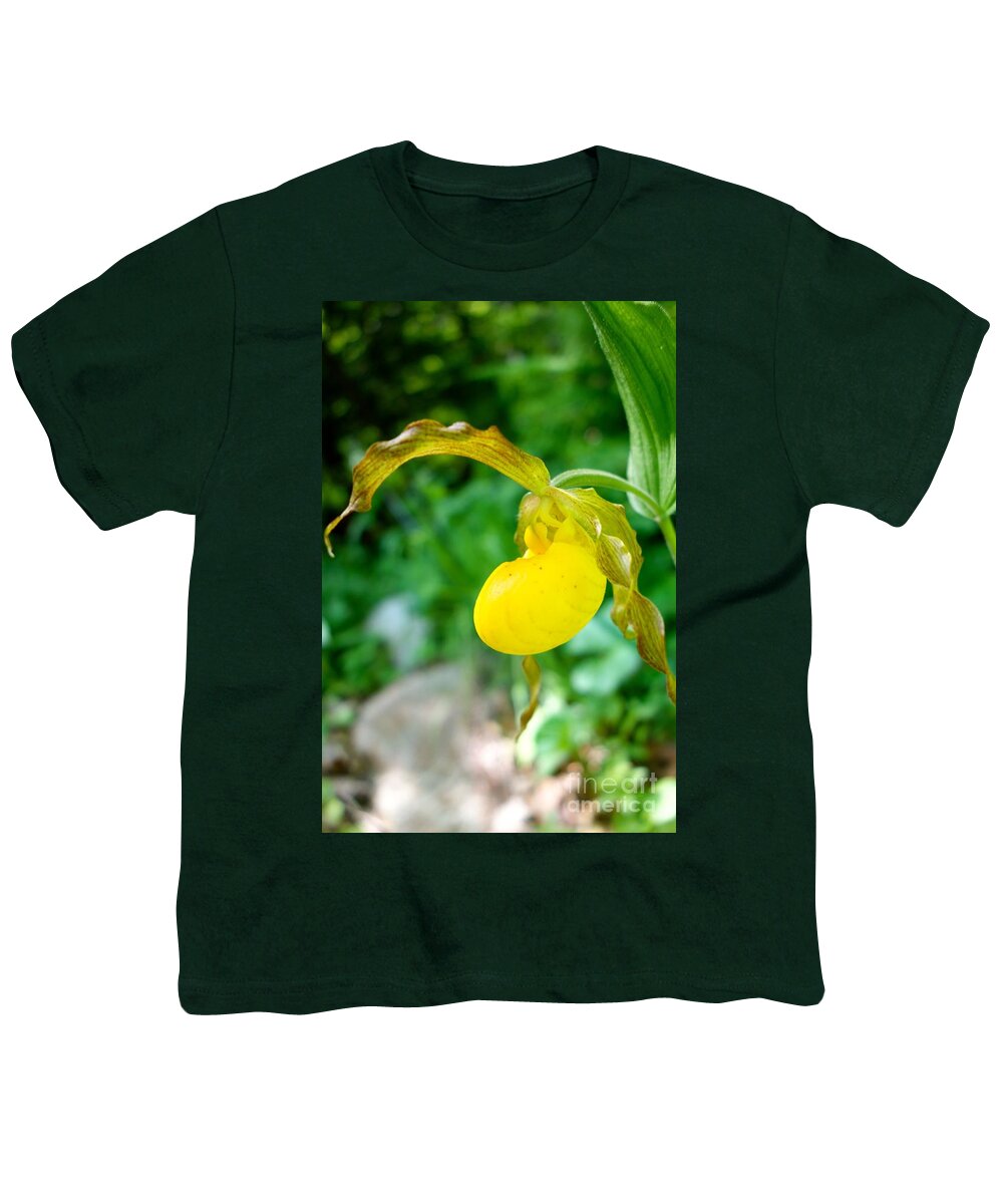 Flowing Youth T-Shirt featuring the photograph Little Lady Slipper by Jacqueline Athmann