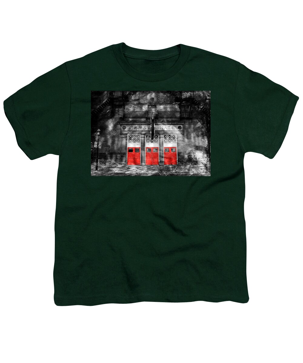 Toronto Youth T-Shirt featuring the photograph Massey Hall 1b by Andrew Fare