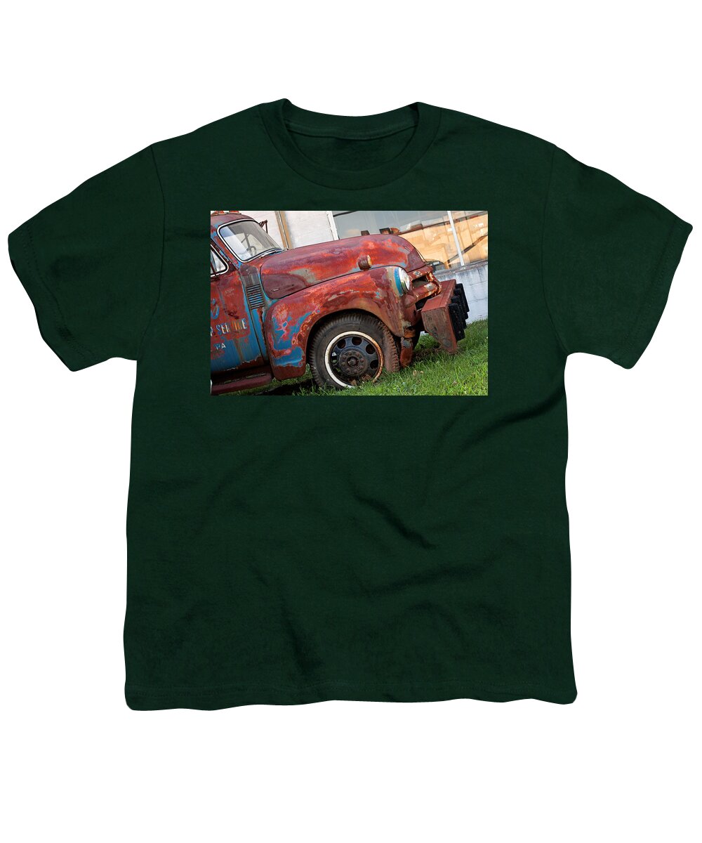 Truck Youth T-Shirt featuring the photograph Ready to roll by Michael Porchik