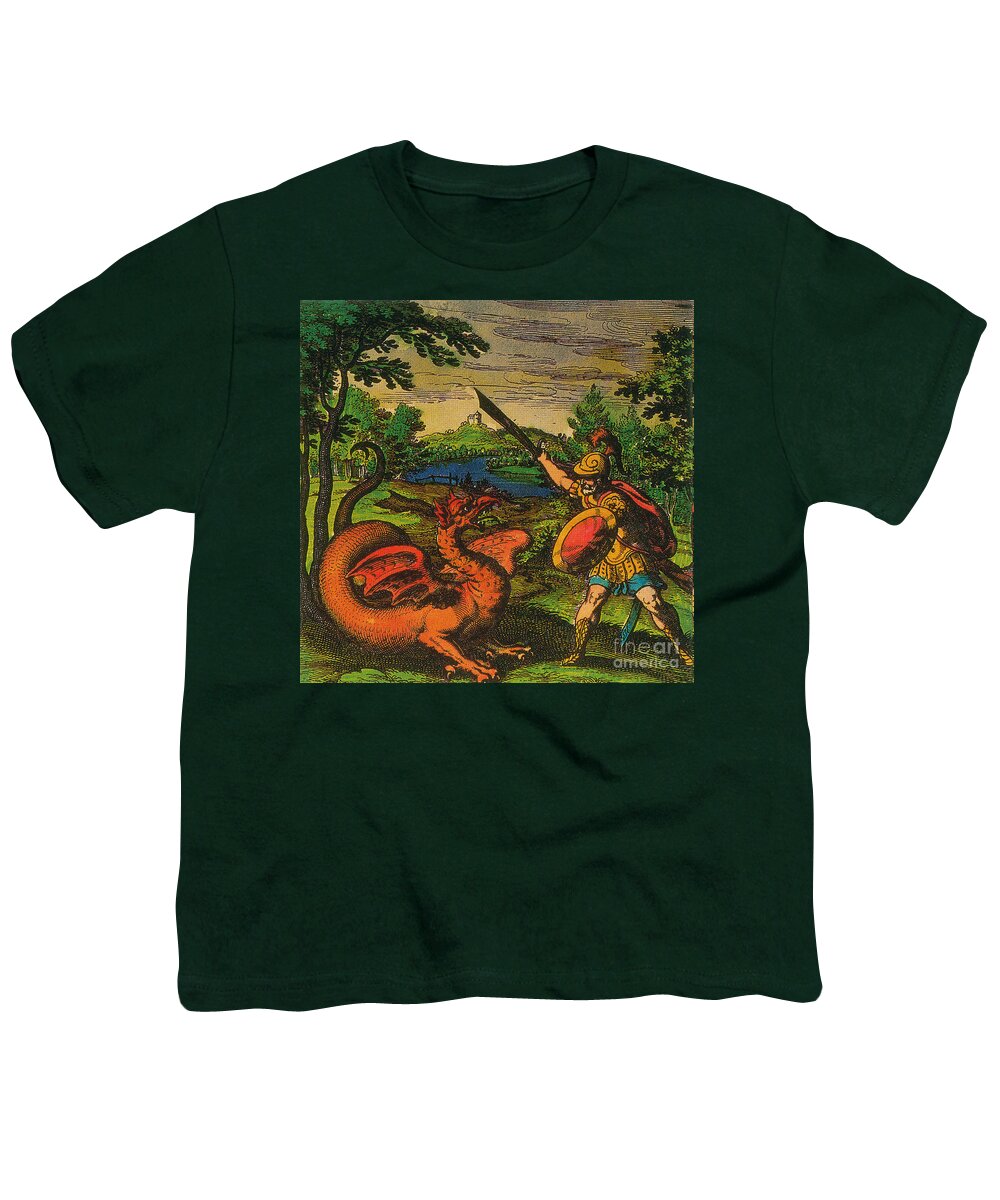 Science Youth T-Shirt featuring the photograph Alchemical Knight Slays The Primordial by Science Source