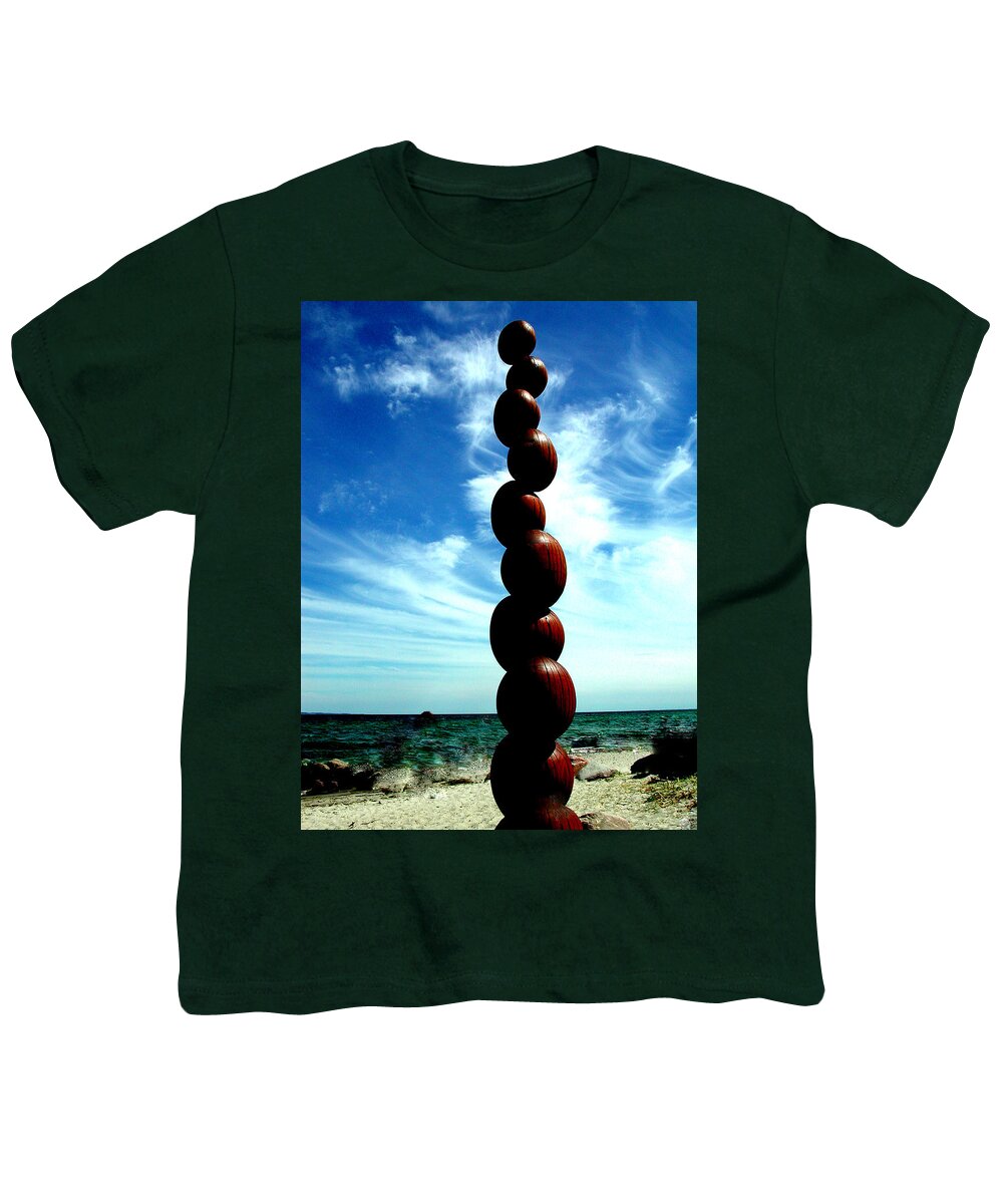Colette Youth T-Shirt featuring the photograph Harmony by water Denmark by Colette V Hera Guggenheim