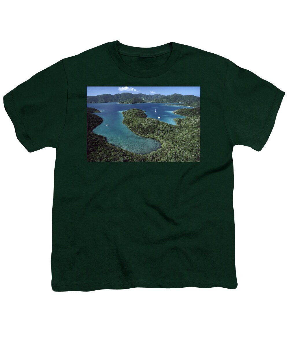 00206197 Youth T-Shirt featuring the photograph Hurricane Bay, St John Island by Gerry Ellis