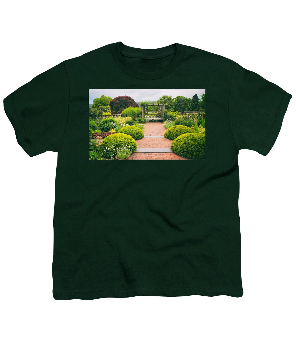 Wave Hill Youth T-Shirt featuring the photograph Glorious Garden #1 by Jessica Jenney