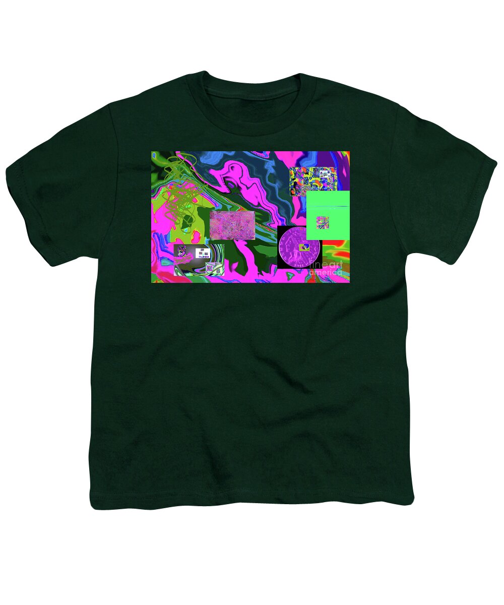 Walter Paul Bebirian Youth T-Shirt featuring the digital art 3-15-2015nabcdefghi by Walter Paul Bebirian