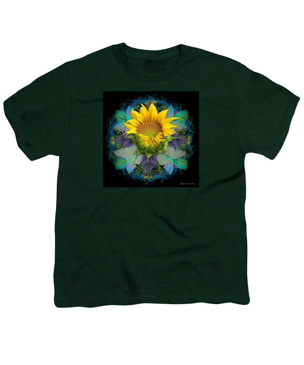 Sunflower Youth T-Shirt featuring the photograph Awakening by Bruce Frank