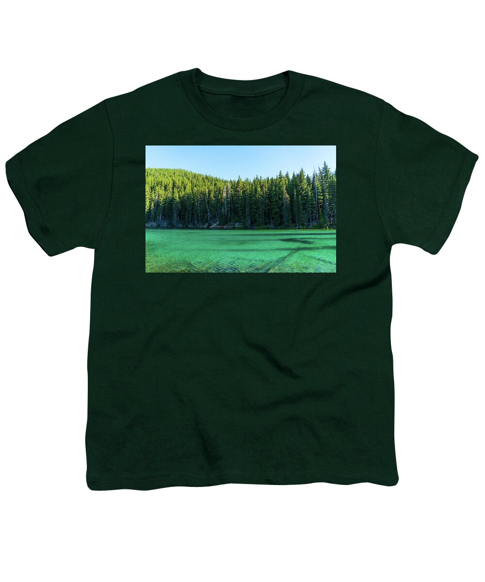 Oregon Youth T-Shirt featuring the photograph Devil's Lake Deschutes National Forest Oregon by Lawrence S Richardson Jr