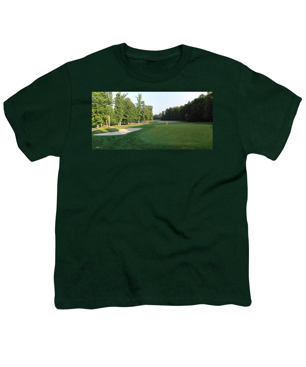 Fairway Youth T-Shirt featuring the photograph Fairway Hills - 4th - A Straight-in Par 4 by Ronald Reid