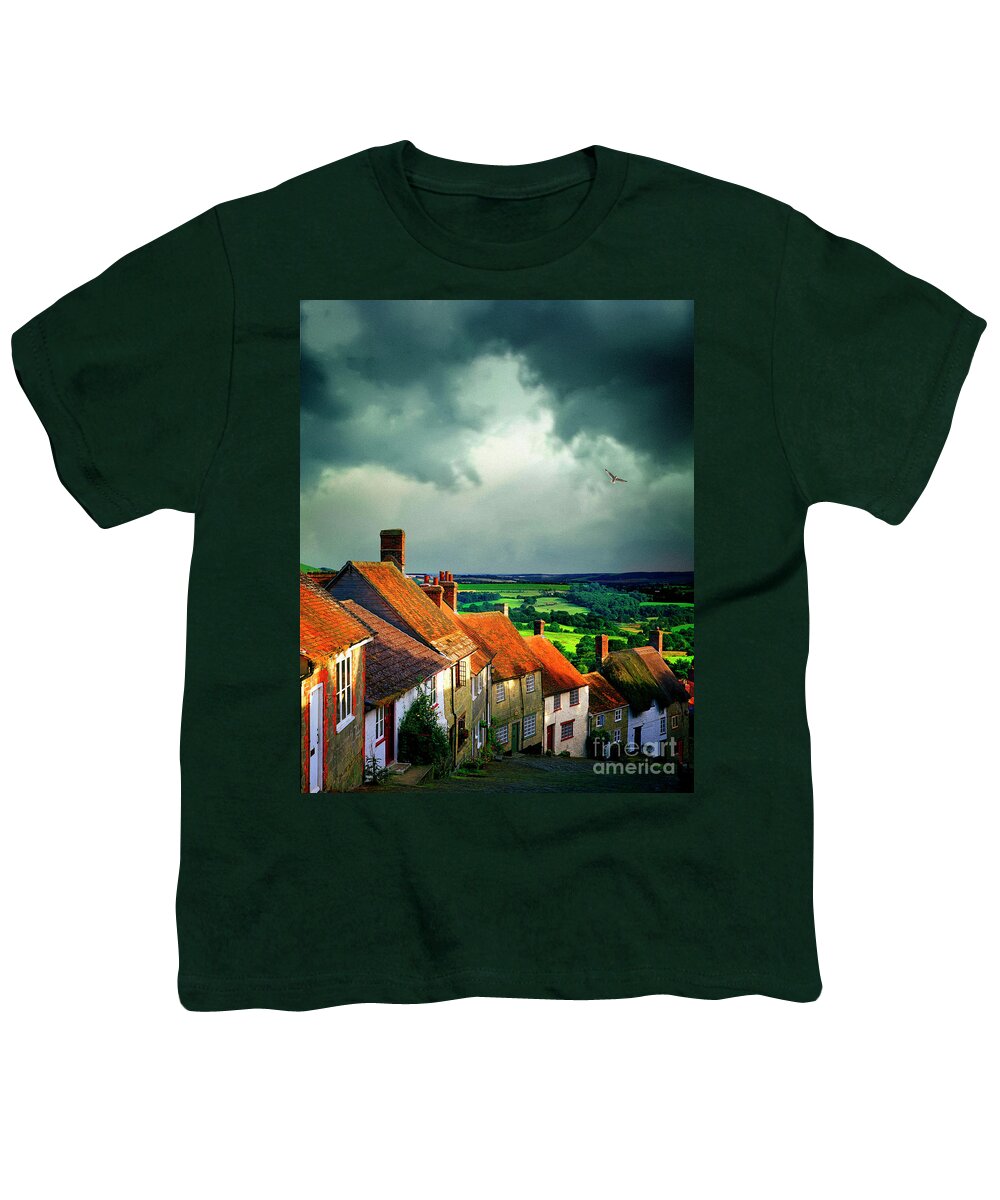 Ag004879 Youth T-Shirt featuring the photograph Gold Hill by Edmund Nagele FRPS