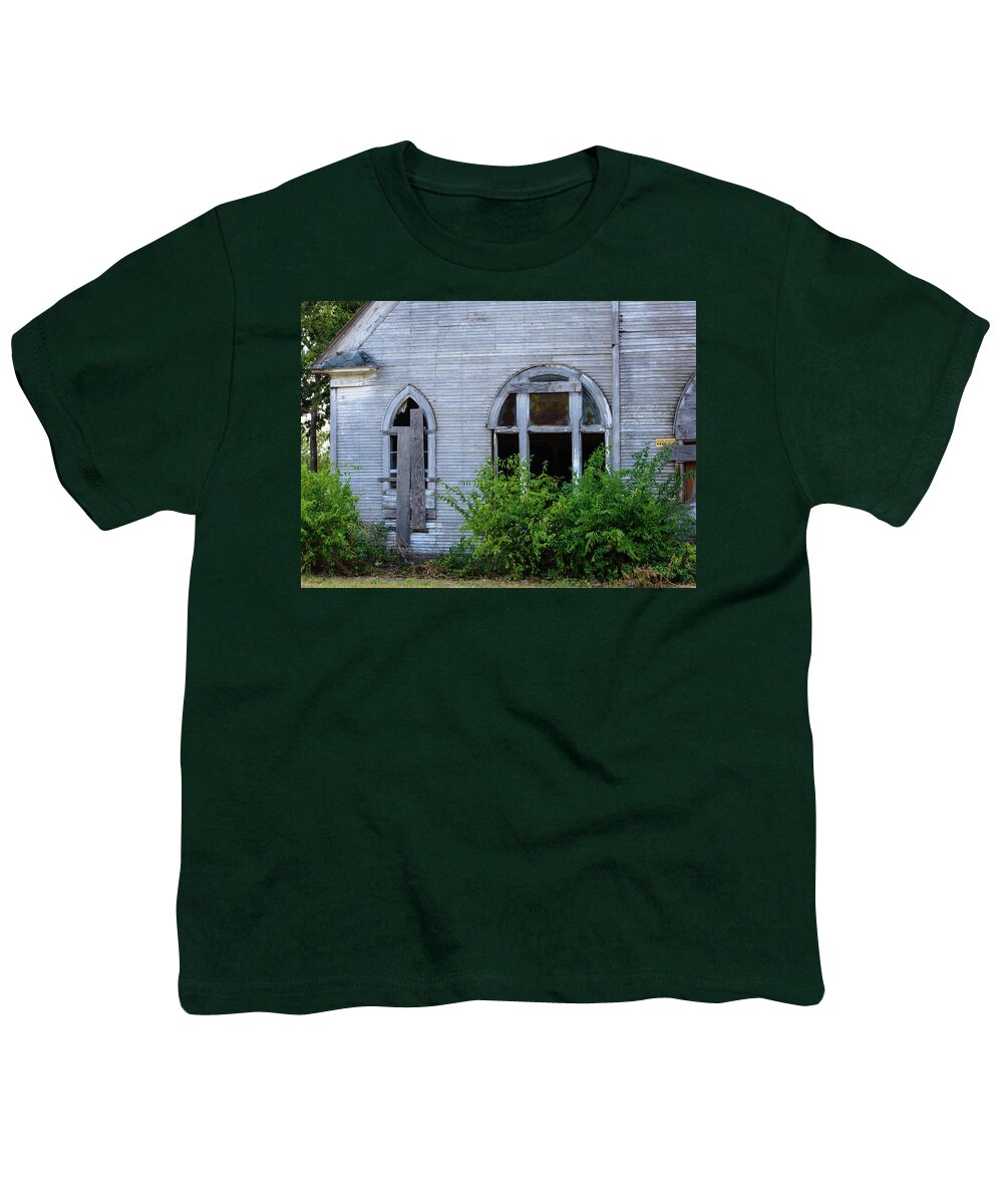 Architecture Youth T-Shirt featuring the photograph Past Glory by Tikvah's Hope