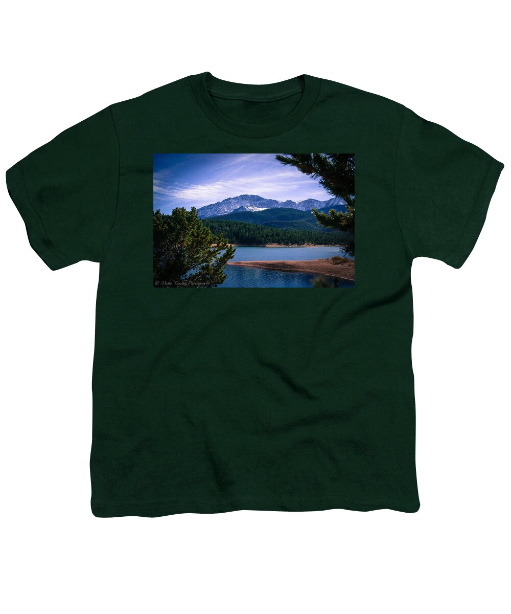 Pikes Peak Youth T-Shirt featuring the photograph Pikes Peak by Misty Tienken
