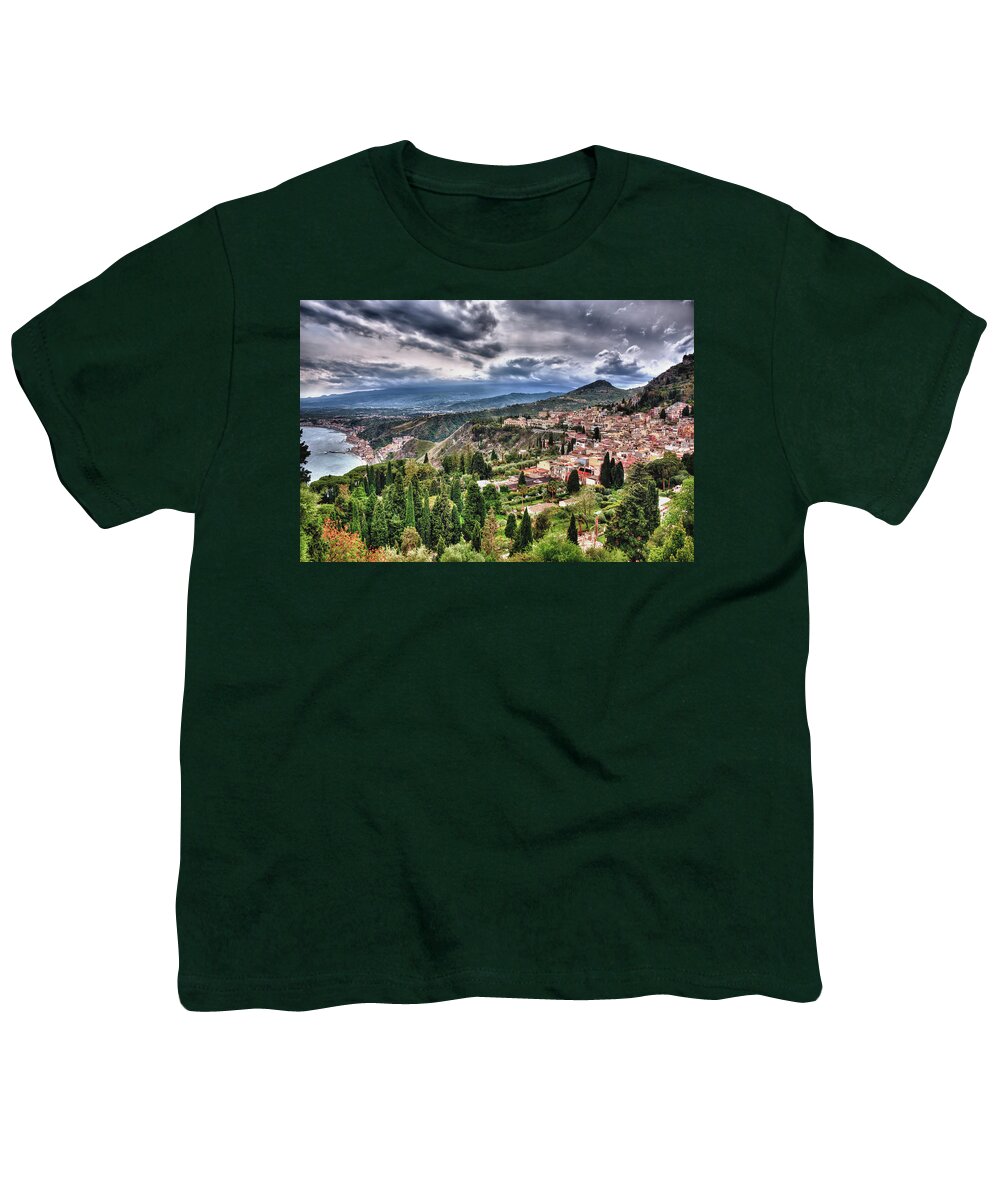  Youth T-Shirt featuring the photograph Sicilian Coast by Patrick Boening