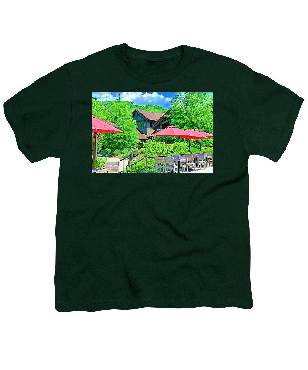 Landscape Youth T-Shirt featuring the digital art Spring Day In Virginia by Judy Palkimas