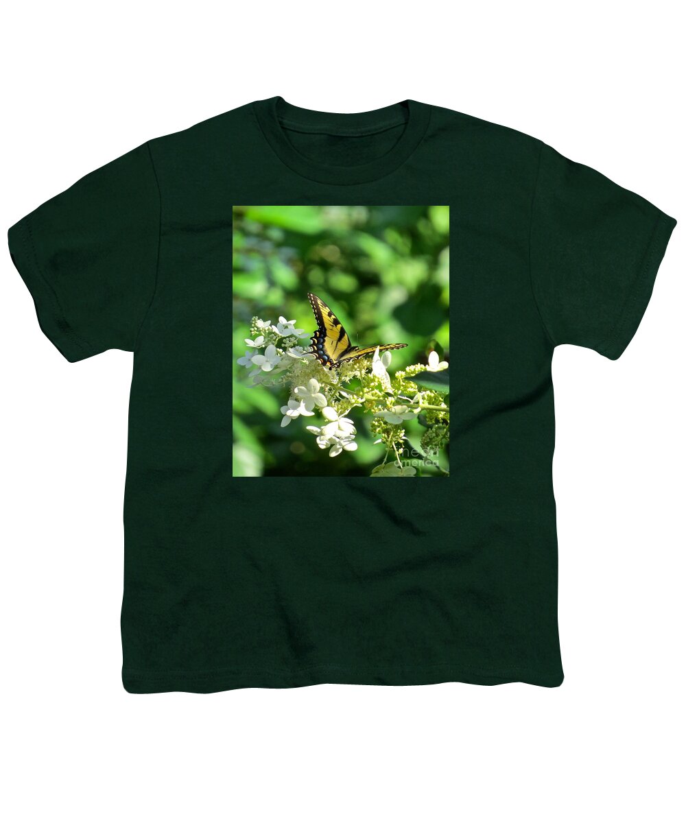 Butterfly Youth T-Shirt featuring the photograph Tiger Swallowtail by Nancy Patterson