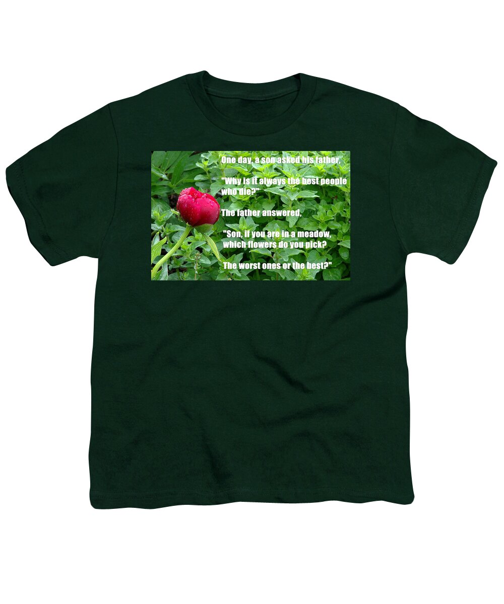 Flowers Youth T-Shirt featuring the digital art Which flowers do you pick? by Debra Baldwin