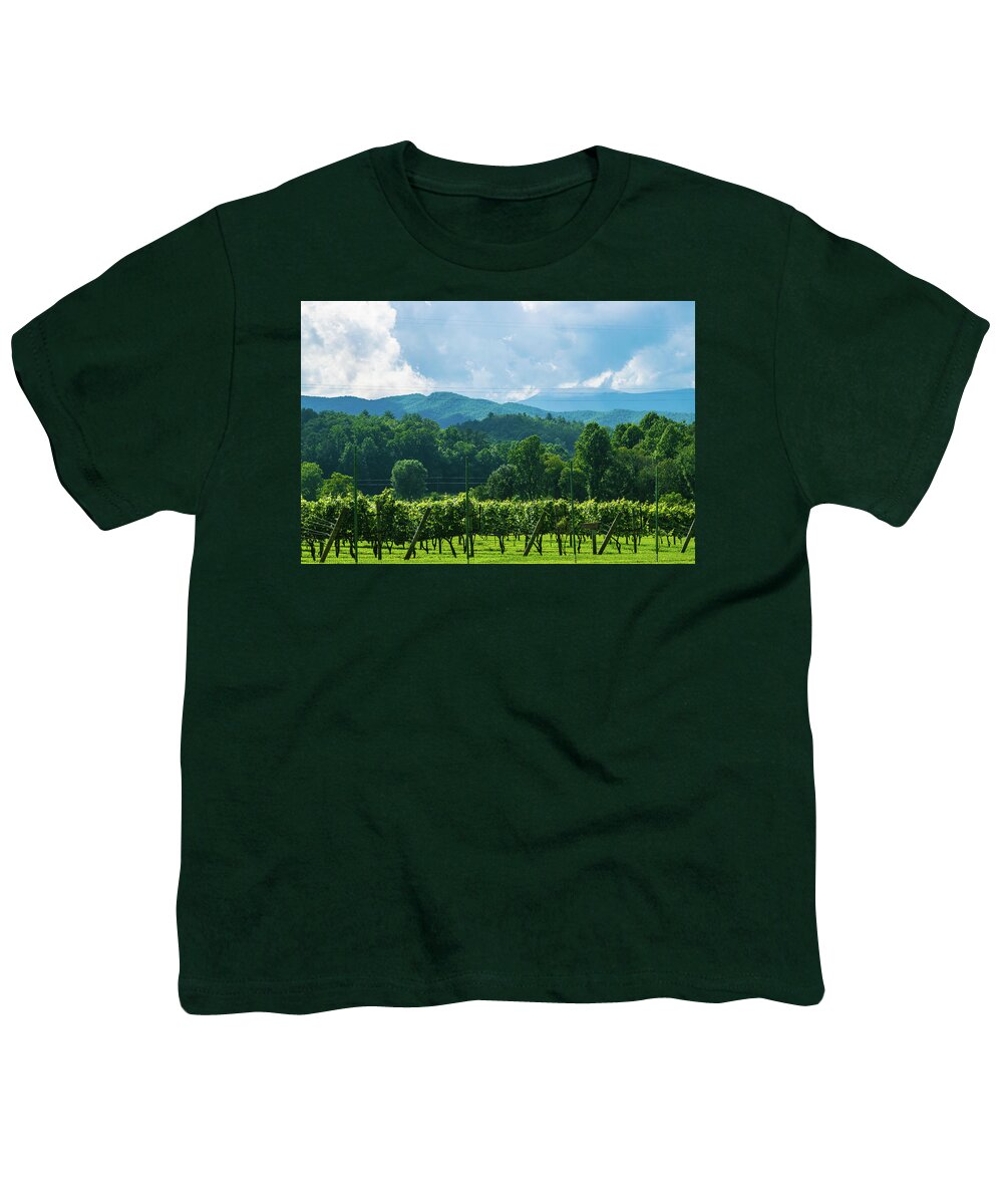 12 Spies Vineyard Youth T-Shirt featuring the photograph 12 Spies Vineyard by Mary Ann Artz