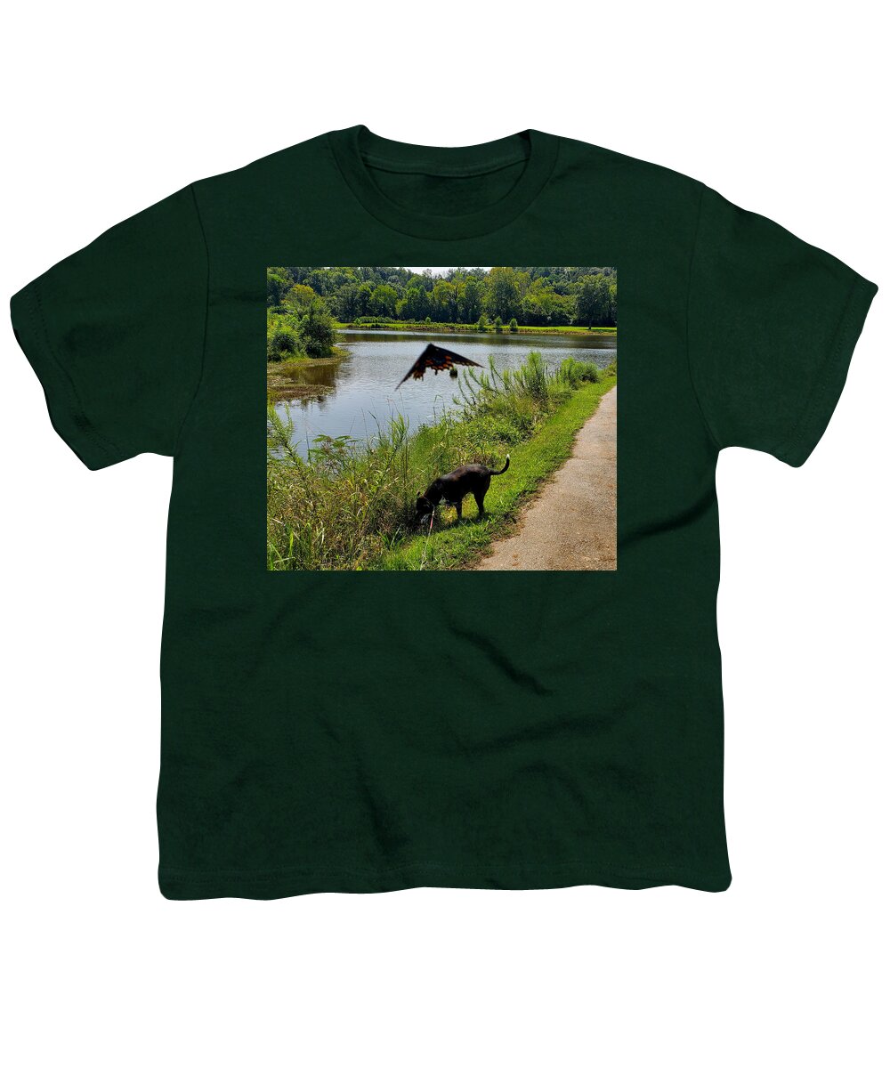 Chase Lake Park Hoover Alabama Youth T-Shirt featuring the photograph Chase Lake Park #3 by Kenny Glover