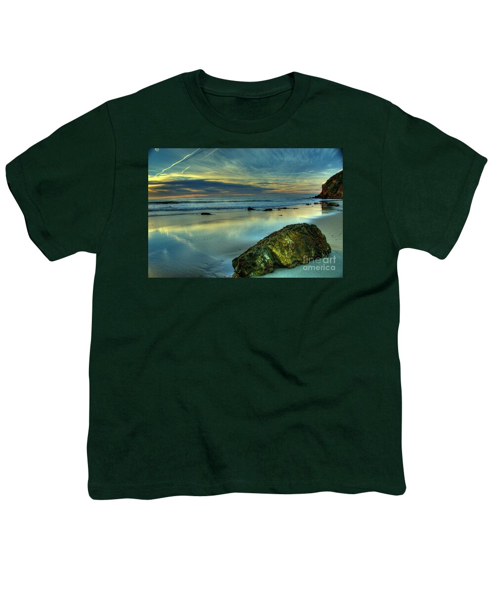 Malibu Youth T-Shirt featuring the photograph Malibu #36 by Marc Bittan