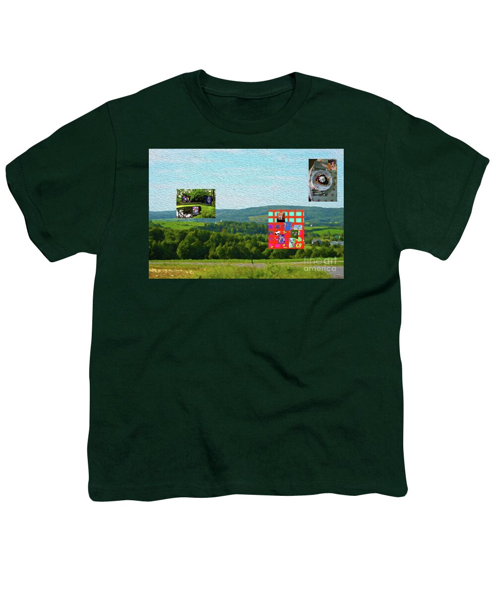 Walter Paul Bebirian: Volord Kingdom Art Collection Grand Gallery Youth T-Shirt featuring the digital art 7-23-2021d by Walter Paul Bebirian