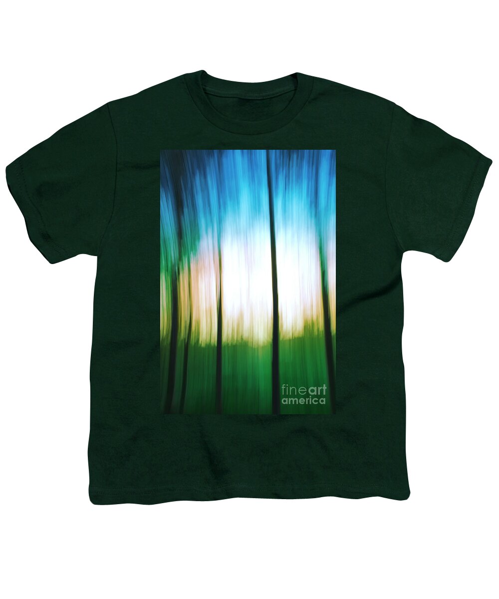 Abstract Youth T-Shirt featuring the photograph Abstract woodland by Vicente Sargues