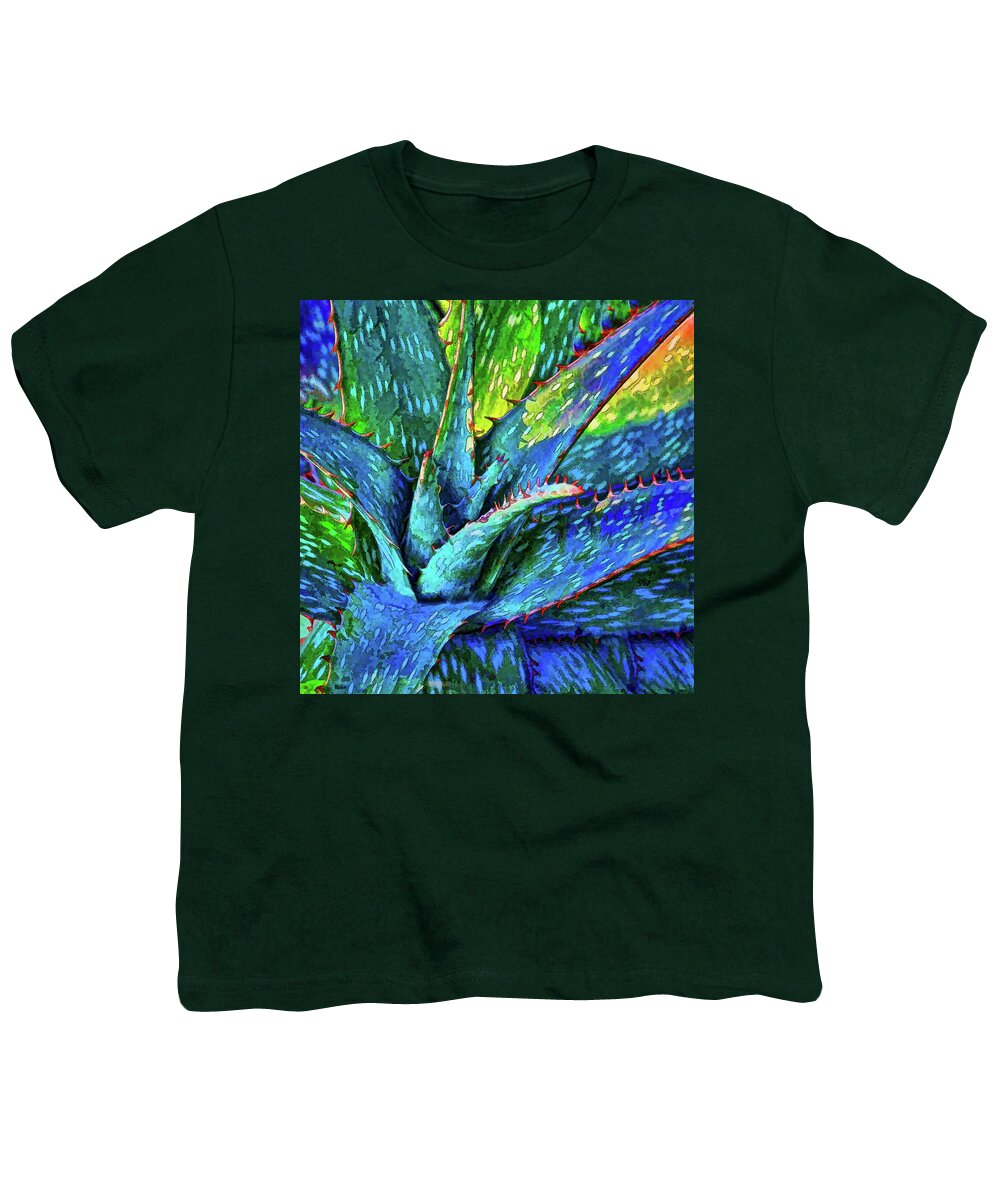 Aloe Vera Youth T-Shirt featuring the photograph Aloe Vera Succulent by HH Photography of Florida