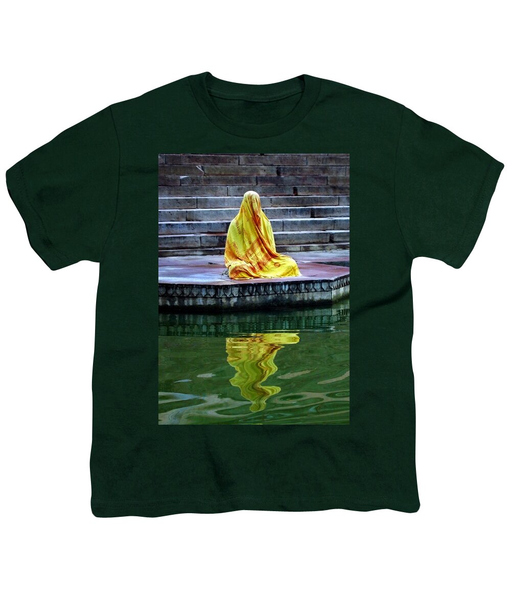Meditate Youth T-Shirt featuring the photograph Ganga Dream by Skip Hunt