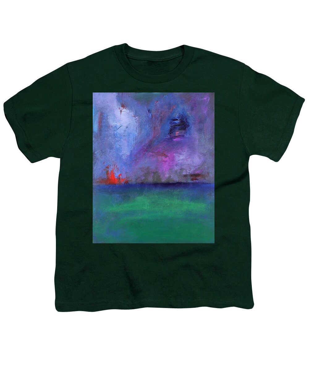 Abstract Youth T-Shirt featuring the painting Hope by Raymond Fernandez