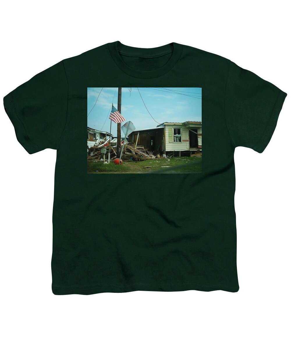 Youth T-Shirt featuring the photograph Hurricane Katrina Series - 7 by Christopher Lotito