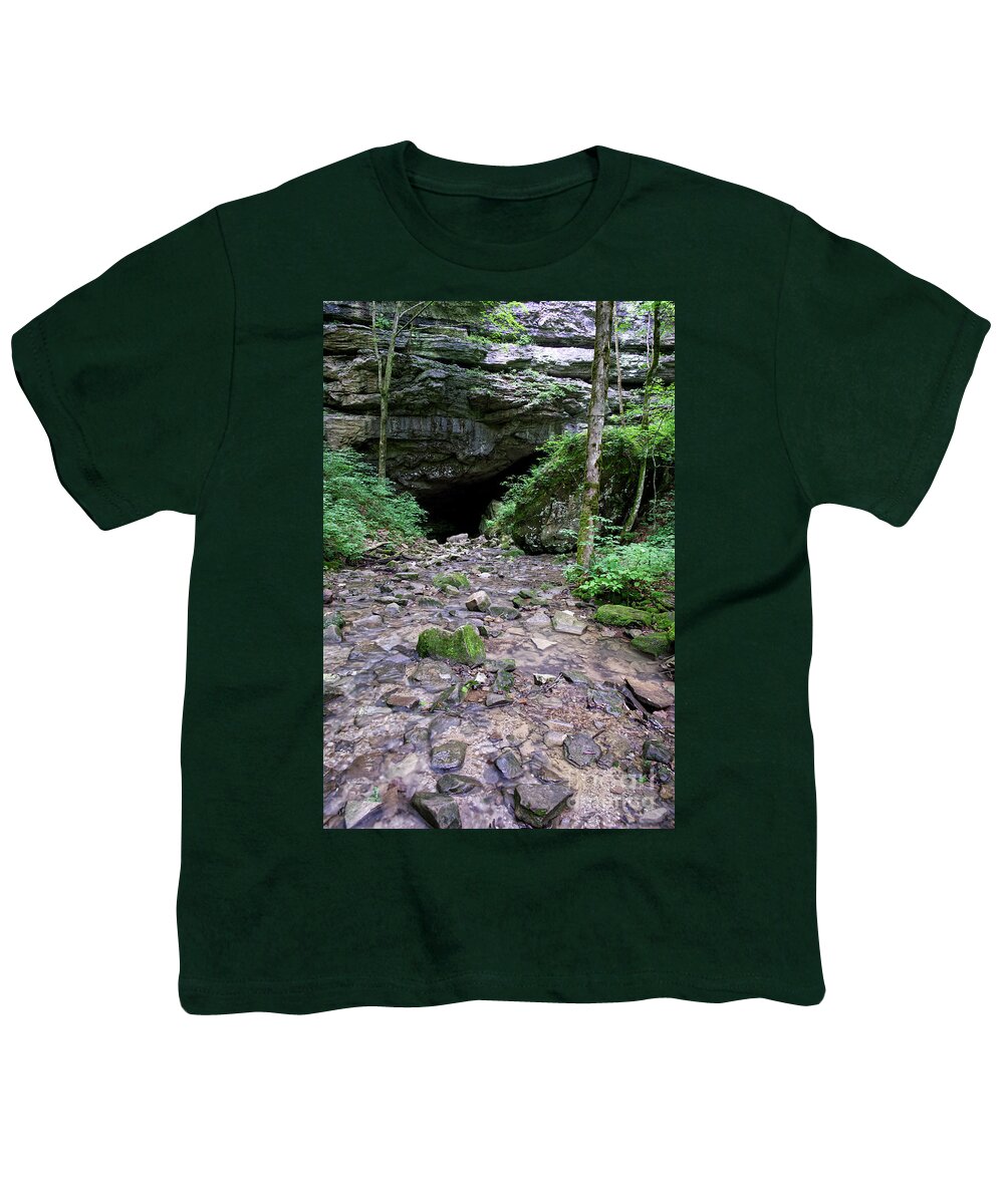 Cumberland Plateau Youth T-Shirt featuring the photograph Lost Creek Falls 36 by Phil Perkins