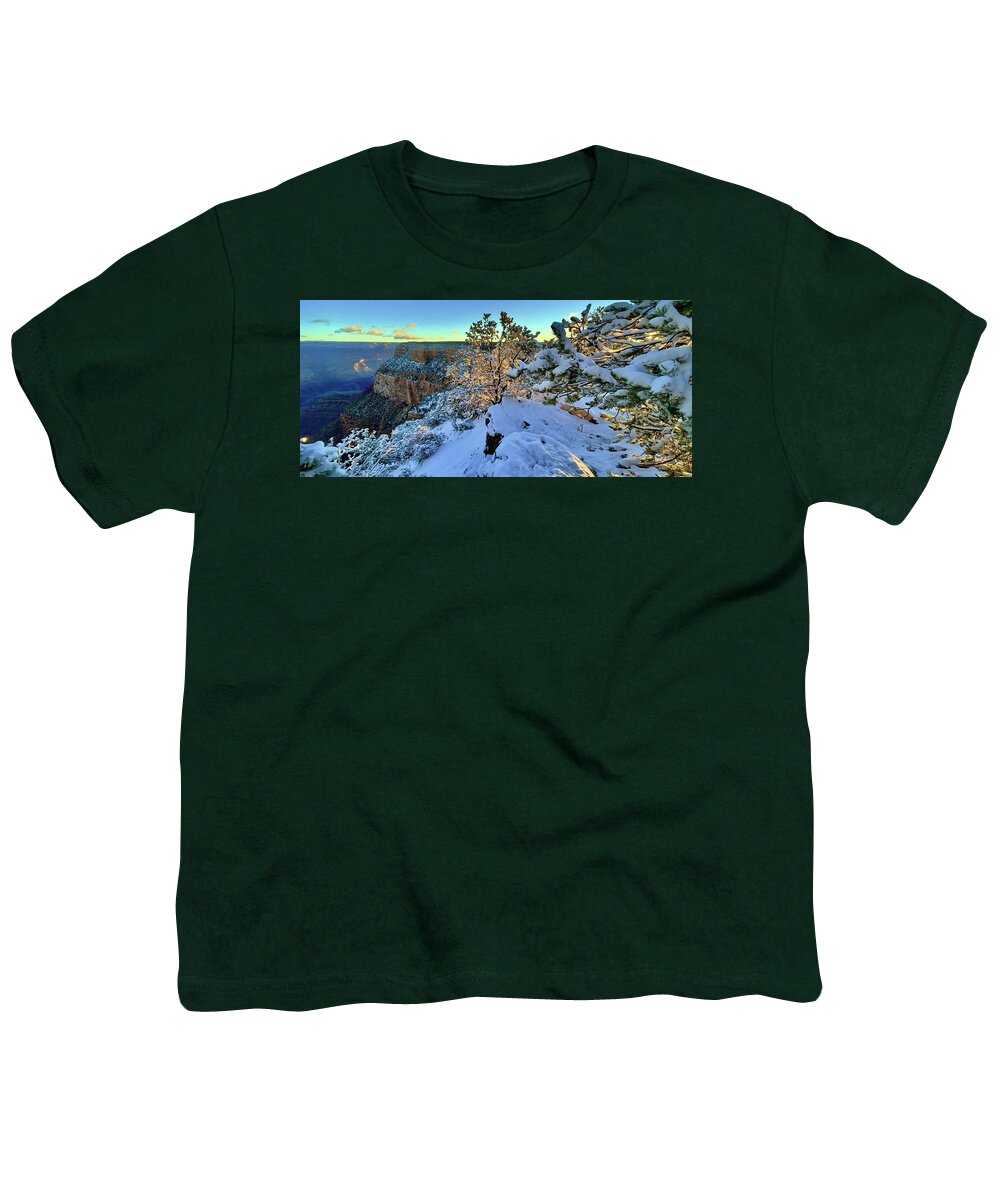 Landscape Youth T-Shirt featuring the photograph The Burning Bush by Kevyn Bashore