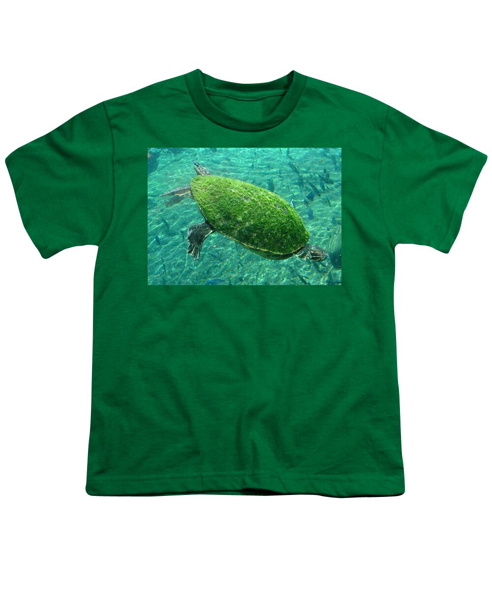Turtle Youth T-Shirt featuring the photograph Busch Turtle #1 by David Nicholls