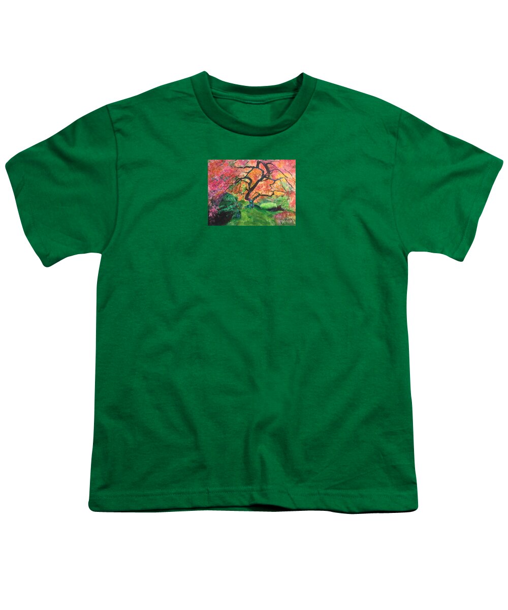 Tree Youth T-Shirt featuring the painting Embrace by Kate Conaboy