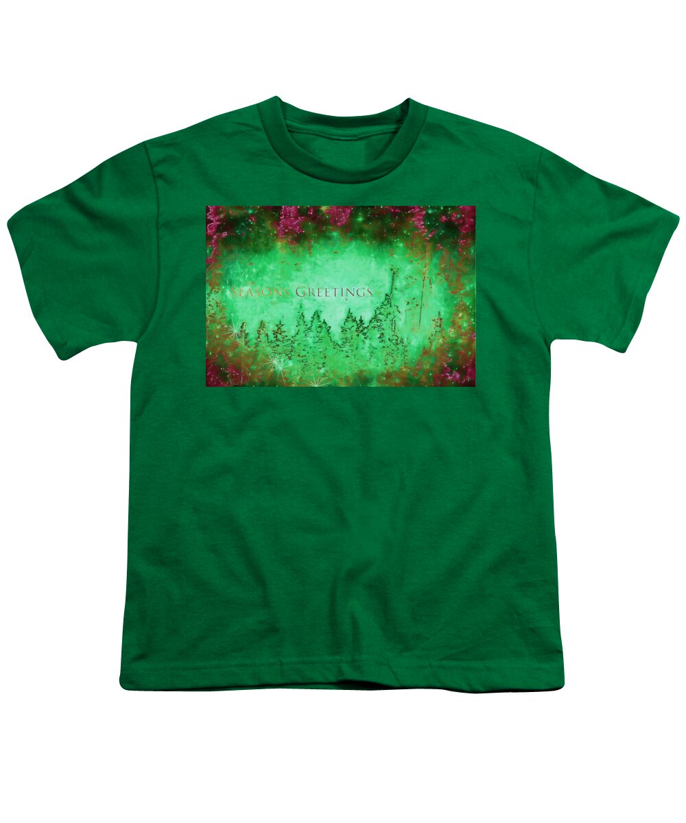 Fog Youth T-Shirt featuring the photograph Greeting the Season by Kathy Bassett