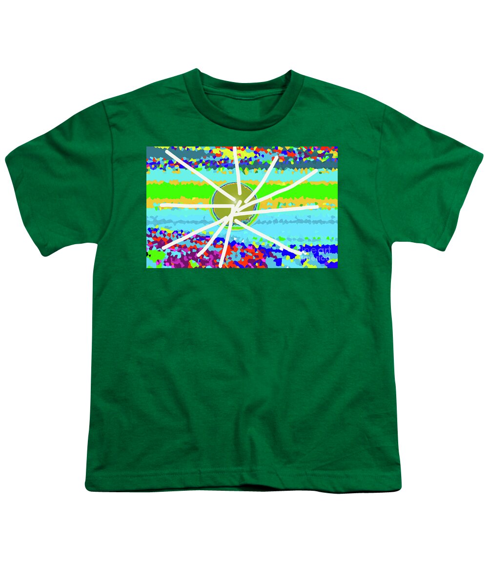 Walter Paul Bebirian Youth T-Shirt featuring the digital art 11-6-2009abcdefghij by Walter Paul Bebirian