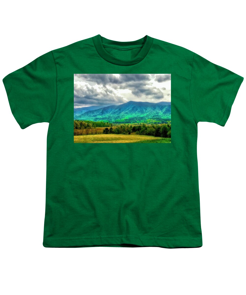  Youth T-Shirt featuring the photograph Smoky Mountain Farm Land by Jack Wilson