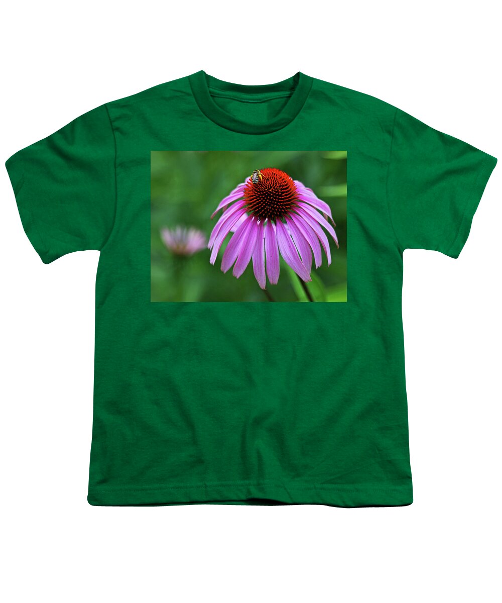 Flower Youth T-Shirt featuring the photograph Coneflower by Judy Vincent