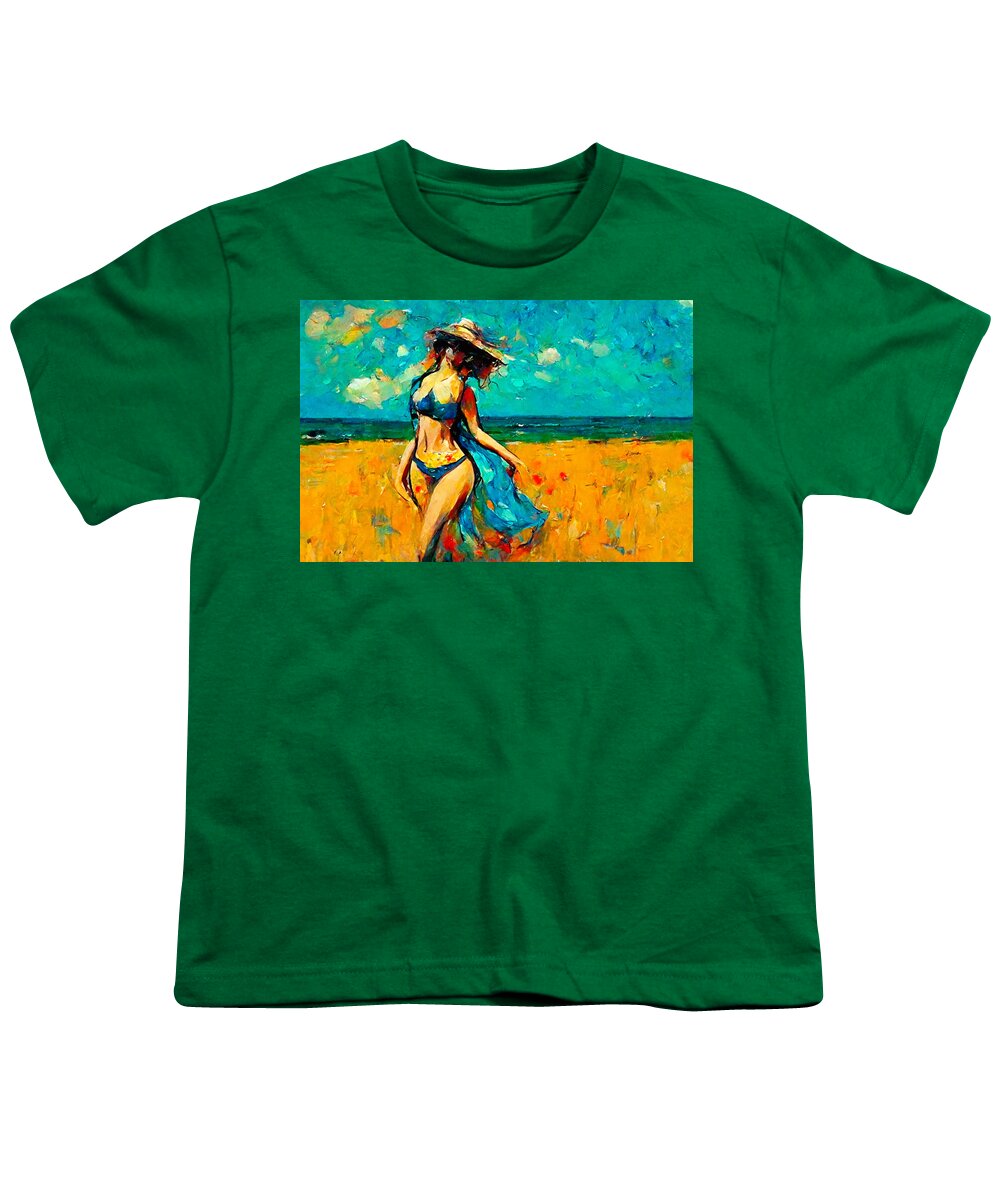 Vincent Van Gogh Youth T-Shirt featuring the digital art Van Gogh #18 by Craig Boehman