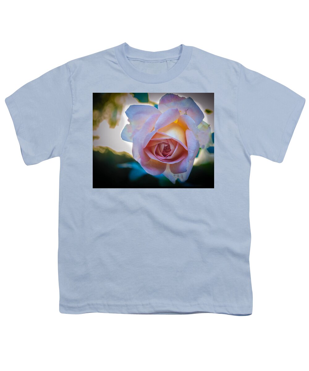 Rose Youth T-Shirt featuring the photograph Autumn Rose by GeeLeesa Productions