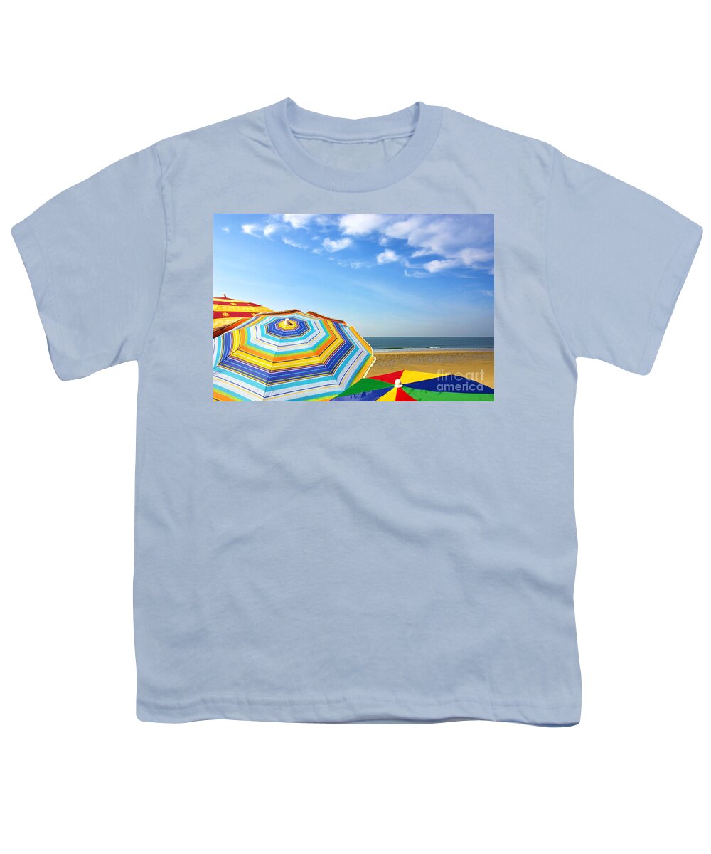 Abstract Youth T-Shirt featuring the photograph Colorful Sunshades #1 by Carlos Caetano