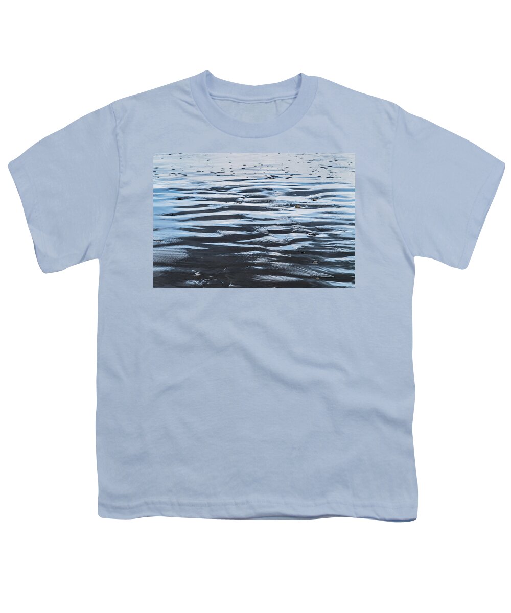 Seascape Coastal Reflect Youth T-Shirt featuring the photograph Sky reflection #2 by Michael Goyberg