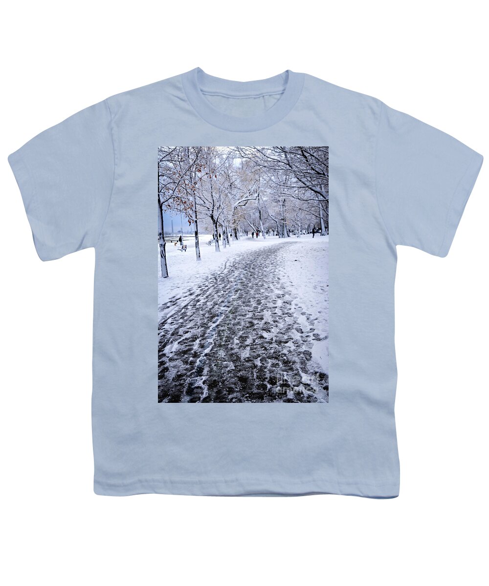 Winter Youth T-Shirt featuring the photograph Winter park 7 by Elena Elisseeva