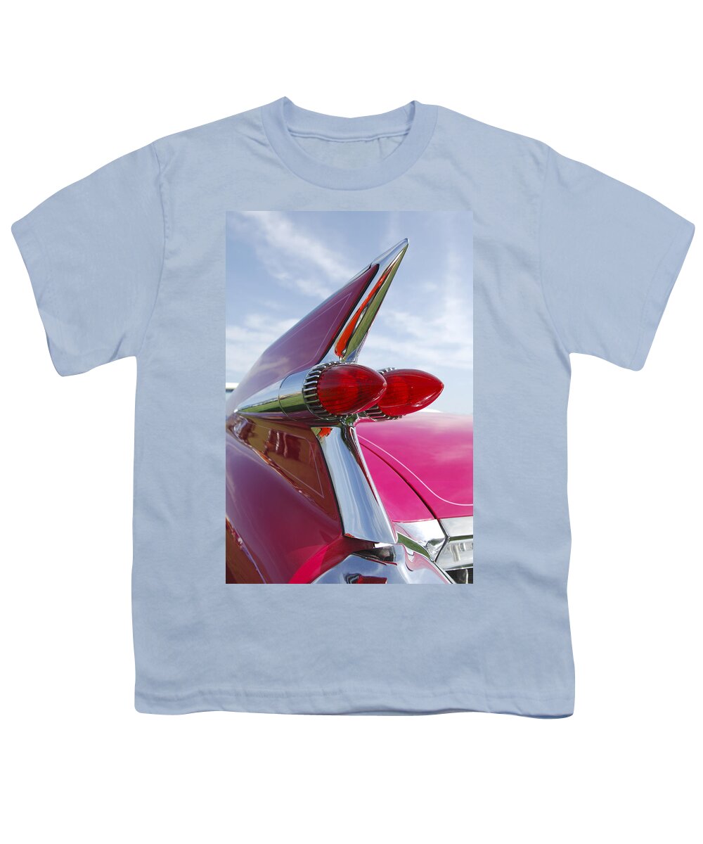 Transportation Youth T-Shirt featuring the photograph 1959 Cadillac Eldorado Taillight by Jill Reger